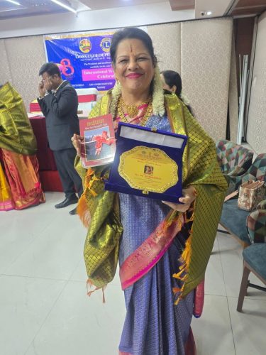 Lions club of Perambur, International women's day excellence award