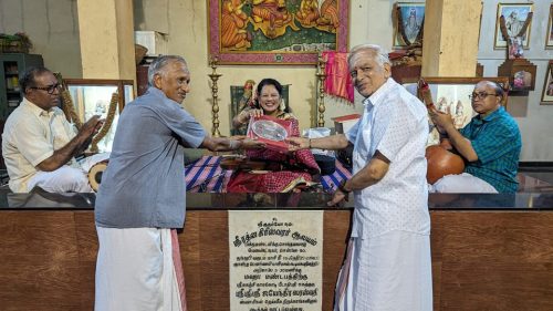 Asthana Vidushi award from Shri Ratnagirishwar temple